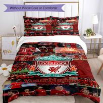 Liverpool Customize your name Bedding Set Breathable Duvet Cover with Pillowcases Home Decoration Birthday Gift 135cmx200cm
