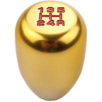 DEWHEL 5 Speed Manual Gearbox Shift Knob M12X1.25 Screw On Aluminum Black