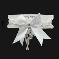 Lace Bell Collar Bow Tie Choker Necklace for Women - Cute Maid Cosplay Accessory gray