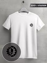 T-Shirt Warhammer 40k Warhammer 40000 Order of Space Marines Skull Adept M white