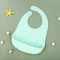 Waterproof Silicone Baby Bib - Anti-stain, Wash-free, Food-Grade, Ideal for Babies and Toddlers