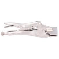 Flat Locking Pliers Steel Adjustable Flat Head Vise Locking Grip Pliers for Connecting Welding Parts10 Inch