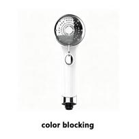 Japanese Nano Mist Handheld Shower Head High Pressure Water Saving with Adjustable Water Pressure Easy Install for Dry Skin Bath Color Blocking