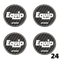 1Set/4PCS 50MM Stickers WORK EMOTION EQUIP MEISTER Logo Center Rim Cap Car VS & WORK Sticker Wheel Cover Hub Caps Emblem black