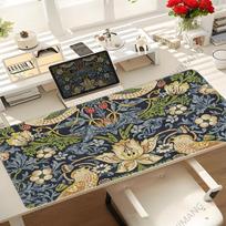 XXL Pelės kilimėlis x William Morris Kompiuterio stalas Žaidimų PC įrenginio priedai Žaidėjo stalo kilimėlis Pelės kilimėlis Anime Dideli kilimėliai Biuras 800x400x2mm