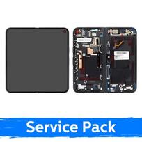 Ekranas skirtas Google Pixel 9 Pro Fold (INNER) su rėmeliu / Obisdian / (Service Pack)