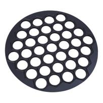 Aluminum Dumpling Ravioli Maker 37-Cavity Multi-Function Pasta Mold for Wonton Steamed Buns Dishwasher Safe Essential Kitchen Tool for Homemade Pasta black