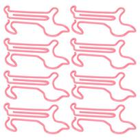 100PCS Cute Paper Clips Dog Shaped Colorfast Rust Proof Plating Process Portable Lightweight for Family Office School
