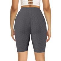 Women's Sexy Capris, Yoga, Fitness, Peaches,Buttocks, Bubble Sports Leggings With Pockets S
