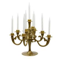 Europos retro žvakidės gimtadienio torto žvakių dekoravimas Candlestick bronza