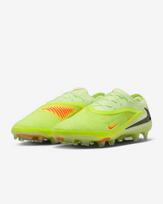 HJ2146-801 Nike Phantom 6 Low Elite FG Hyper Crimson Black Limelight (Men's) 9.5