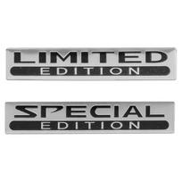 3D Metalinis Automobilio Lipdukas RIBOTO LEIDIMO/SPECIALAUS LEIDIMO Motociklo Dviračio Kėbulo Ženklelio Lipdukas Sparnelio Emblema Lipdukas Išvaizda Modifikacija