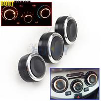 Fit For Nissan Note E11 2004-2013 Switch Knob Knobs Heater Climate Control Buttons Dials Frame Ring A/C Air Con Cover Refitting kaip parodyta spalva