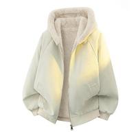 Men's 2025 Lambswool Coat: Thickened Autumn/Winter Fleece Jacket M