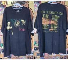 Hole Celebrity Skin Tour Concert Band Courtney Love 1999 2 Side T shirt AHN01373 Unisex T-Shirt M gray