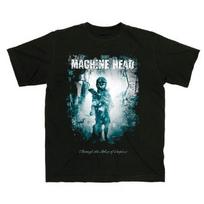 Men's Machine Head Through The Ashes Slim Fit T-shirt XX-Large Black L gray