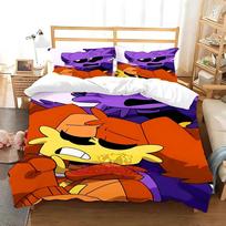 Game C-CatNap D-DogDay duvet cover and pillowcase, double soft bedding set, home bedroom decor, gift for boys and girls 200x200cm