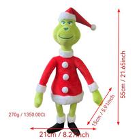 Grinčas Pliušinis žaislas Grinčas Žalias monstras Grinčas Animacinis filmas Animacinė lėlė 25-32Cm
