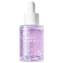 Bakuchiol Capsule Serum 33ml: Enhances wrinkles and skin elasticity. Contains a high concentration of 99% pure bakuchiol. white