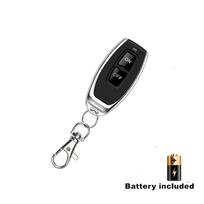 Universalus 433MHz nuotolinio valdymo pultelis 4 kanalų garažo vartų durų atidarymo pultelis Nuotolinio valdymo pultelio kopijuoklis Klonavimas Klonavimo kodas Automobilio raktas Fiksuotas kodas black