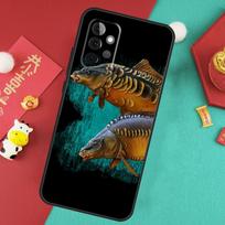Carp Fishing Case For Samsung Galaxy A56 A36 A26 A16 A06 A13 A33 A53 A15 A35 A55 A34 A54 A12 A32 A52 A17 Samsung A55 black