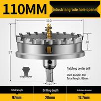 Jundingying 110mm Stainless Steel Hole Saw