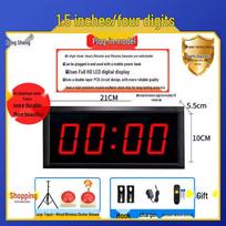 Brangdy Large Screen LED Sports Stopwatch Timer red