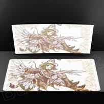 Large Office Locking Edge Rubber Keyboard Mat Anime Witch Hat A-Atelier Washable Mouse Pad XXL Laptop Gaming Desktop Rug 90x40cm 600x300x2mm gray