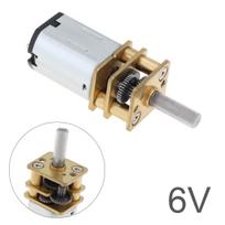 N20 DC 6V Mini Micro Metal Gear Motor, 30/50/60/100/300/500/1500 RPM 15 RPM