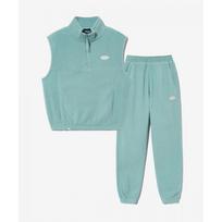 Fila Kids Fleece Half Spill Vest Top And Bottom Set  Fk2fsg4101xbbo BAMBOO/155