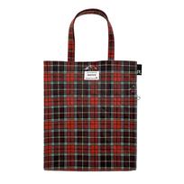 Laminated front vertical type A4 freestanding tote bag Arcatre Laminated 02 Red [Rootote] Women's black