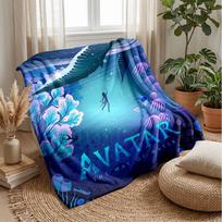 Avataras Pandora Tema antklodė Minkšta flanelinė antklodė Pūkuota apklotė Jaukus antklodė sofai-lovai namų dekoravimui 100x150cm