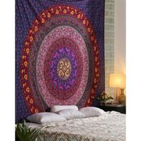 Tapestry Indian Mandala Hippie Gypsy 100X70CM gray