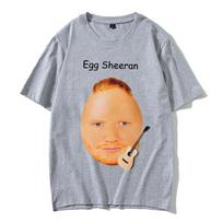 Egg Ed Sheeran Funny Meme T Shirts Men Women Fashion Casual Oversized Tshirts Mens 100 Cotton Crewneck Short Sleeve Tshirt 4XL beige