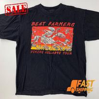 Rare The Beat Farmers Band Viking Lullabys  Cotton Black T-Shirt S-4XL Unisex T-Shirt S red