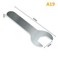 1PC Single head open end wrench opening Single-end ultra-thin small wrench bathroom gray