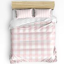Plaid Beding Set Warm Comforter Soft Duvet Cover Pilow Shams by Lumberjack Fashion Bufalo Style Checks Pat Beding Cover Double Bed Linen Set 100*200cm Single white