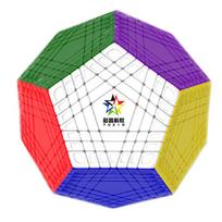 Yuxin 7X7 Teraminx Huanglong Megaminx Cube Puzzle Cubo Magico Stickerless Megaminxeds Professional Stickerless Education Toy purple