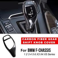 Carbon Fiber Gear Knob Trim for BMW F-Chassis 1 2 3 4 5 6 X Series