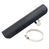 Motorcycle Exhaust Muffler Pipe Protector Heat Shield for Chrome Black gray