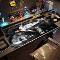 Neymar Jr Soccer Legend Gaming Mouse Pad Desk Mat Office Mouse Mats Non-Slip Rubber Bottom Perfect for Office Laptop Gaming Setup 30cmx60cm