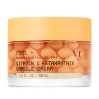 VT Cosmetics Vitamin C Astaxanthin Capsule Cream 50ml – Brightening Antioxidant Cream with Vitamin C & Astaxanthin 50ml beige