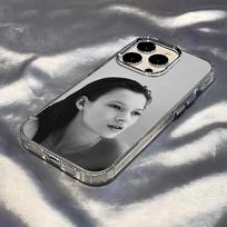 Sexy Supermodel Kate Moss Phone Case For IPhone 17 Pro Max 16 15 14 Pro Max IPhone 13 Pro Max 11 Plus Transparent Cover iPhone17 Pro Max black