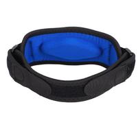 Patella Strap Adjustable Pain Relief Knee Brace Patella Support Band for Hiking Running Basketball blue