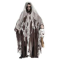 Cosplay Helovino apsiaustas suaugusiems su gobtuvu Zombių pelerinos Gotikos viduramžių Cosplay kostiumų paltai 6 spalvų vampyrai niūrūs skeletas vaiduoklis scenos rekvizitas One Size&Skeleton gray