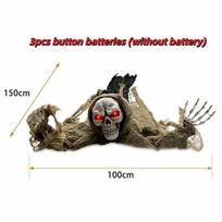 Electric Halloween Crawling Ghost Bald Head Escape Room Climbing Ghost  Party Style  14