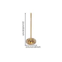 Gear Stand with Circular Base Low Silhouette for Outdoor, Minimalists beige