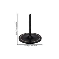 Gear Stand with Circular Base Low Silhouette for Outdoor, Minimalists