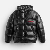 26 Foreign trade cross-border European goods Paris letters winter hooded warm thickened bread cotton jacket men and women XXXL