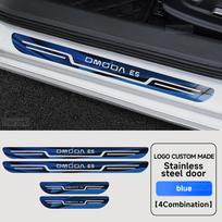 NEW Sticker Door Sill Scuff Plate Guard Stainless Steel Kick Pedal Sticker For Chery Omoda C5 5 E5 2022-2025 Car Accessories gks1